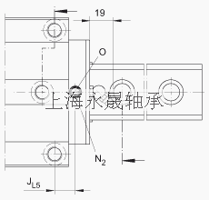 INA 球单轨引导系统 KUSE25, 标准滑块，六排；可提供耐腐蚀设计