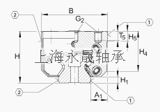 INA 滚子单轨引导系统 RUE55-E-KT-HL, 链引导的高窄长系列滑块，油或脂润滑；可提供耐腐蚀设计