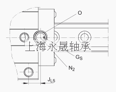 INA 滚子单轨引导系统 RUE45-E, 用于满装循环滚子系统的标准滑块，油或脂润滑；可提供耐腐蚀设计