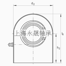 INA 液压杆端轴承 GF30-DO, 根据 DIN ISO 12 240-4 标准，带焊接面，需维护