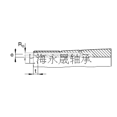 FAG 紧定套 H241/850-HG, 根据 DIN 5415 标准的主要尺寸, 锥度 1:30
