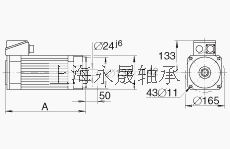 INA 伺服电机 MOT-HDY142-C6-88S, 