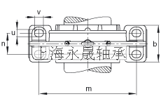 FAG 直立式轴承座 BND3184-Z-Y-BL-S, 非剖分，用于带圆柱孔的调心滚子轴承，迷宫密封，脂润滑